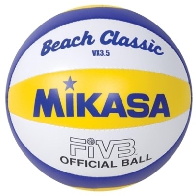 Мяч для пляжного волейбола Mikasa VX 3.5 (сувенирный) Мяч для пляжного волейбола Mikasa VX 3.5 (сувенирный)