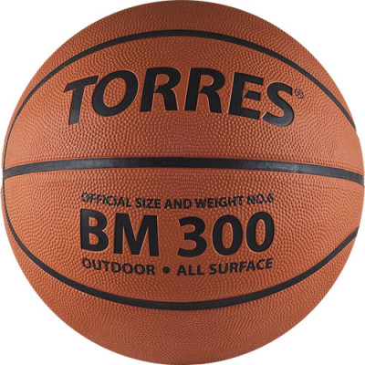 Мяч баскетбольный Torres BM300 (№6) B00016 Мяч баскетбольный Torres BM300 (№6) B00016