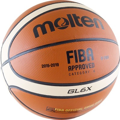 Мяч баскетбольный Molten BGL6X, FIBA Approved Мяч баскетбольный Molten BGL6X, FIBA Approved