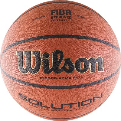 Мяч баскетбольный Wilson Solution VTB 24 (№7) арт.WTP000265, FIBA Approved Мяч баскетбольный Wilson Solution VTB 24 (№7) арт.WTP000265, FIBA Approved