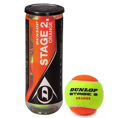 Мячи для большого тенниса Dunlop Stage 2 (ORANGE) 3B (детские), арт.602205 (упак. 3 шт.) Мячи для большого тенниса Dunlop Stage 2 (ORANGE) 3B (детские), арт.602205 (упак. 3 шт.)