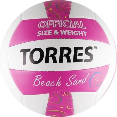 Мяч для пляжного волейбола Torres Beach Sand Pink V30085B Мяч для пляжного волейбола Torres Beach Sand Pink V30085B