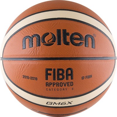 Мяч баскетбольный Molten BGM6X, FIBA Approved Мяч баскетбольный Molten BGM6X, FIBA Approved