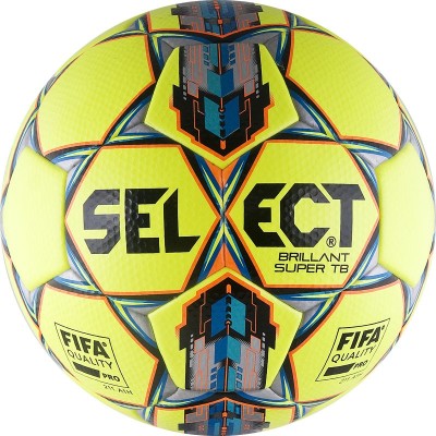 Мяч футбольный Select Brillant Super FIFA TB YELLOW арт.810316-552 Мяч футбольный Select Brillant Super FIFA TB YELLOW арт.810316-552