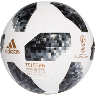 Мяч футбольный Adidas Telstar 18 FIFA World Cup OMB CE8083 (Официальный мяч Чемпионата Мира 2018 года) Мяч футбольный Adidas Telstar 18 FIFA World Cup OMB CE8083 (Официальный мяч Чемпионата Мира 2018 года)