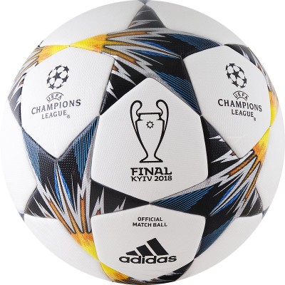 Мяч футбольный Adidas Finale18 Kiev OMB CF1203 (Официальный мяч финала Лиги Чемпионов 2017/18) Мяч футбольный Adidas Finale18 Kiev OMB CF1203 (Официальный мяч финала Лиги Чемпионов 2017/18)