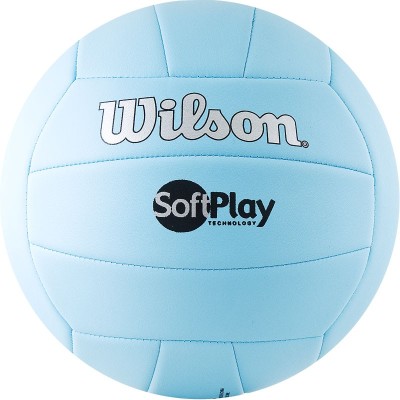 Мяч волейбольный Wilson Soft Play WTH3501XBLU Мяч волейбольный Wilson Soft Play WTH3501XBLU