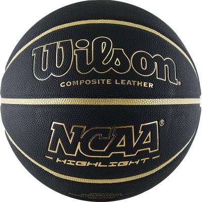 Мяч баскетбольный Wilson NCAA Highlight Gold (№7) арт.WTB067519XB07 Мяч баскетбольный Wilson NCAA Highlight Gold (№7) арт.WTB067519XB07
