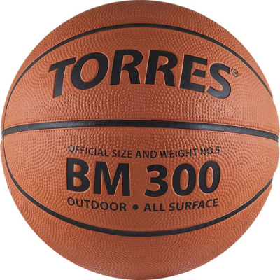 Мяч баскетбольный Torres BM300 (№5) B00015 Мяч баскетбольный Torres BM300 (№5) B00015