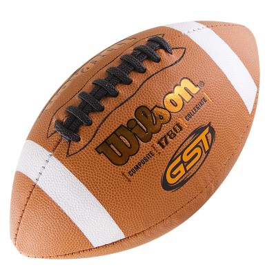 Мяч для американского футбола Wilson GST Official Composite WTF1780XB Мяч для американского футбола Wilson GST Official Composite WTF1780XB