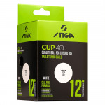 Мяч для настольного тенниса Stiga Cup ABS, арт.1110-2510-12 (упак. 12 шт.)