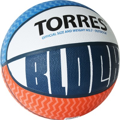 Мяч баскетбольный Torres Block (№7) B02077