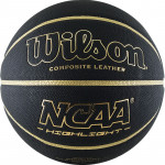 Мяч баскетбольный Wilson NCAA Highlight Gold (№7) арт.WTB067519XB07