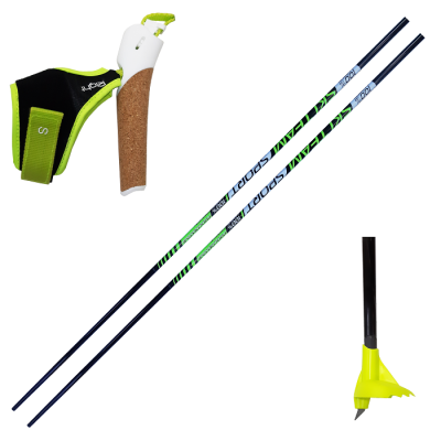 Палки лыжероллерные SKI TEAM SPORT Progressive (набор под обрезку) Карбон 100% Палки лыжероллерные SKI TEAM SPORT Progressive (набор под обрезку) Карбон 100%