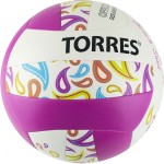 Мяч для пляжного волейбола Torres Beach Sand Pink V32085B