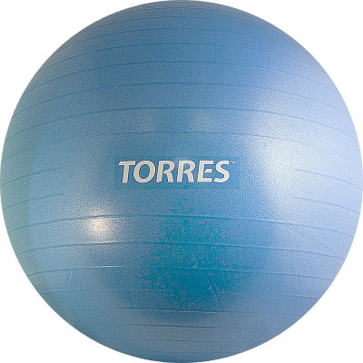 Мяч гимнастический Torres 55 см (голубой), арт.AL121155BL