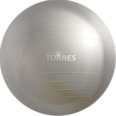 Мяч гимнастический Torres 75 см (серый), арт.AL121175SL