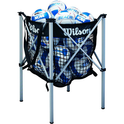 Корзина для волейбольных мячей Wilson beach stand UP VB Cart арт.WTH180400+