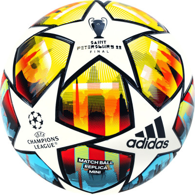 Мяч футбольный Adidas UCL Mini ST.PETERSBURG (сувенирный) H57812 Мяч футбольный Adidas UCL Mini ST.PETERSBURG (сувенирный) H57812