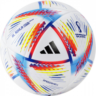 Мяч футбольный Adidas WC22 Rihla League (FIFA Quality) H57791 Мяч футбольный Adidas WC22 Rihla League (FIFA Quality) H57791