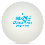 Мяч для настольного тенниса Double Fish No-Star Ball, арт.V40+ (упак. 100 шт.)