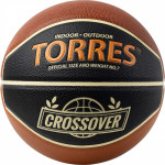 Мяч баскетбольный Torres Crossover (№7) B323197