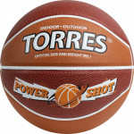 Мяч баскетбольный Torres Power Shot (№7) B323187